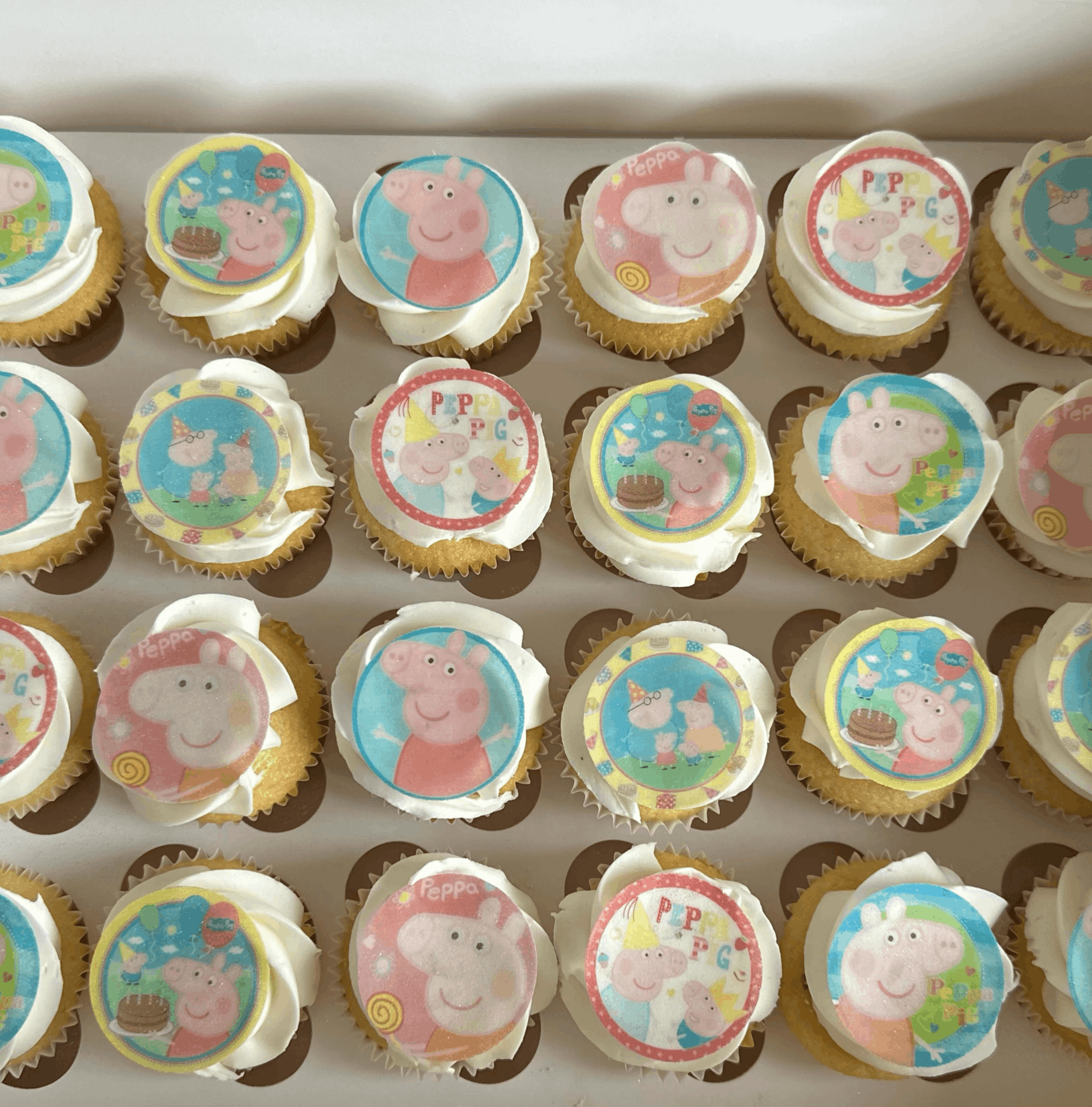 Celebration cupcakes by Sugar Sweet Bakery, Georges Hall Sydney
