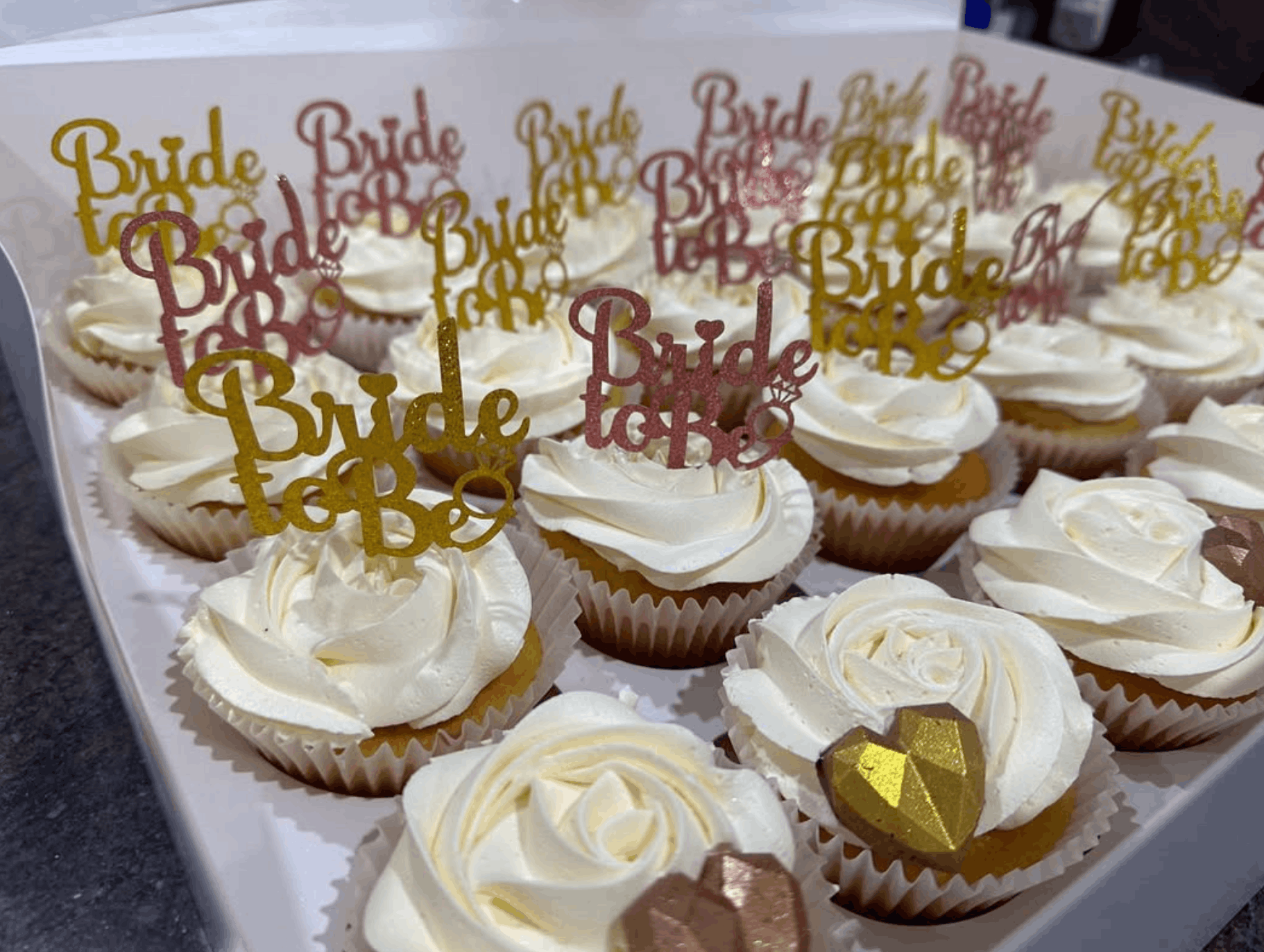 Bridal shower favours by Sugar Sweet Bakery, Georges Hall Sydney